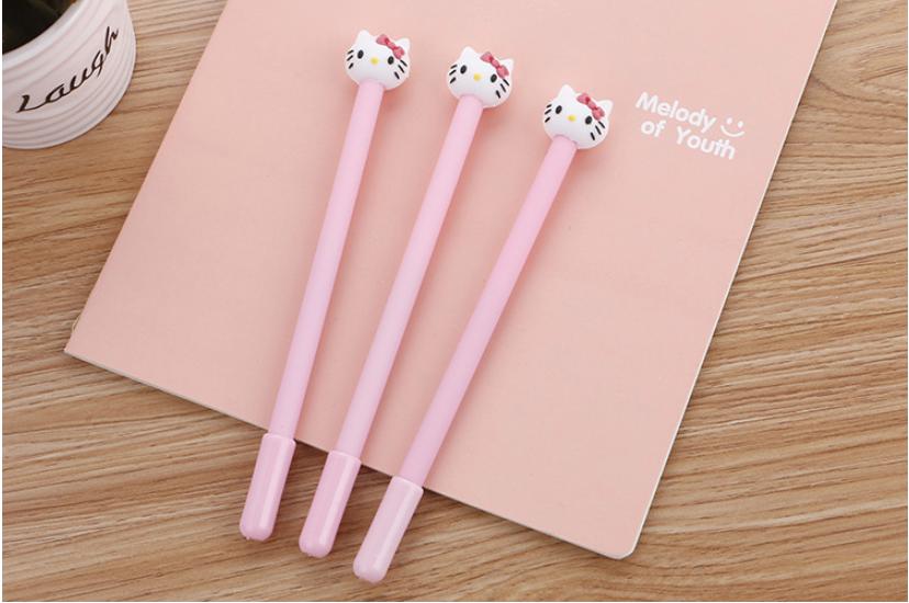 🔥ปากกาเจลคิตตี้ (Kitty) ( ไส้สีน้ำเงิน ) ด้ามละ 4 บาท