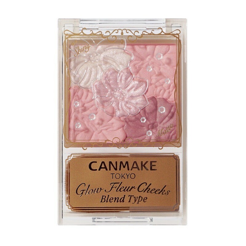 Canmake Glow Fleur Cheeks 6.3 g. (Blend Type) #B02 Rose Ballerrina