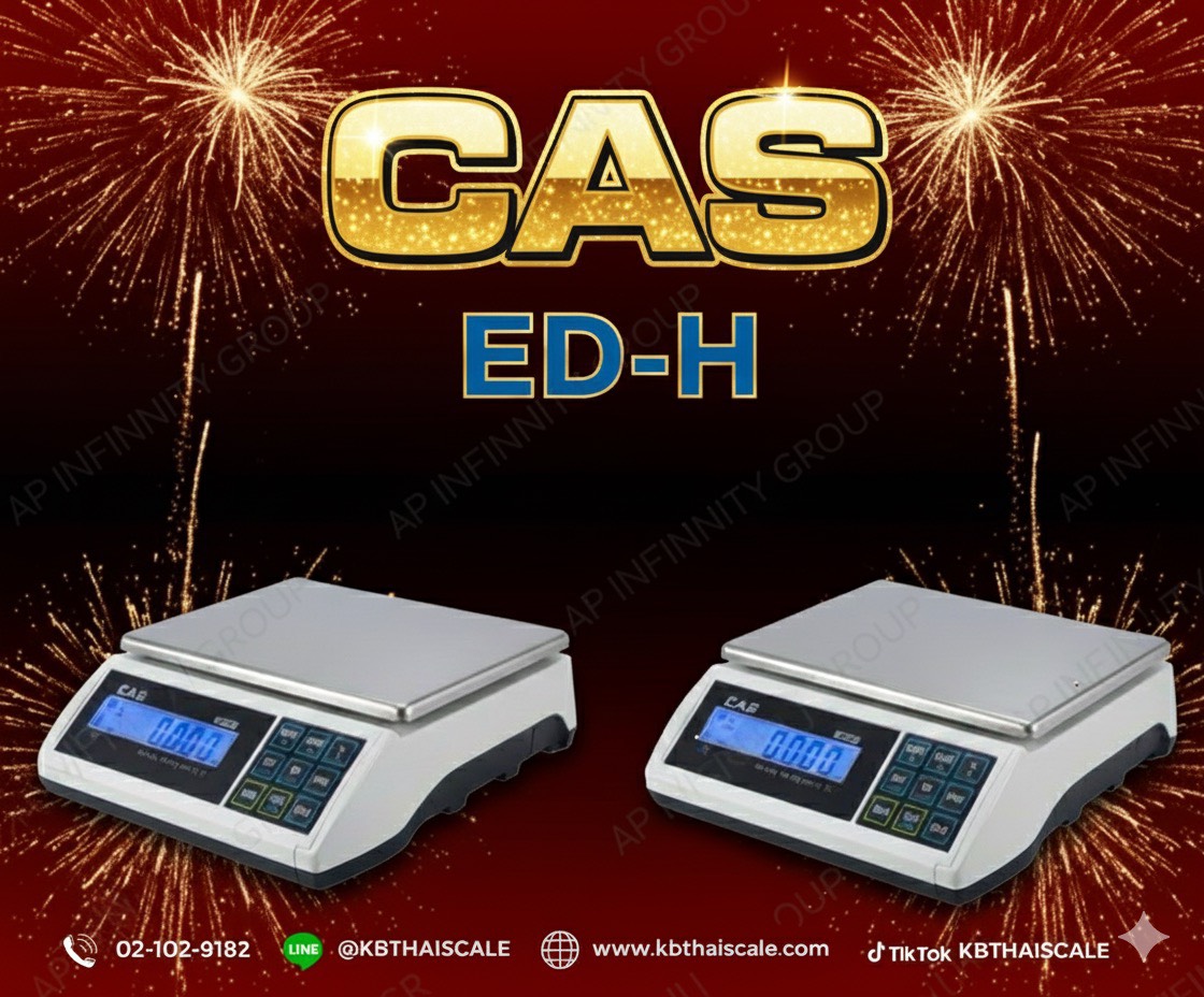 ตาชั่งดิจิตอล เครื่องชั่งดิจิตอล เครื่องชั่งตั้งโต๊ะ 3kg ความละเอียด0.1g CAS ED-H-3 ขนาดแท่นชั่งน้ำหนัก 30.6X22.2cm.( MADE IN KOREA )