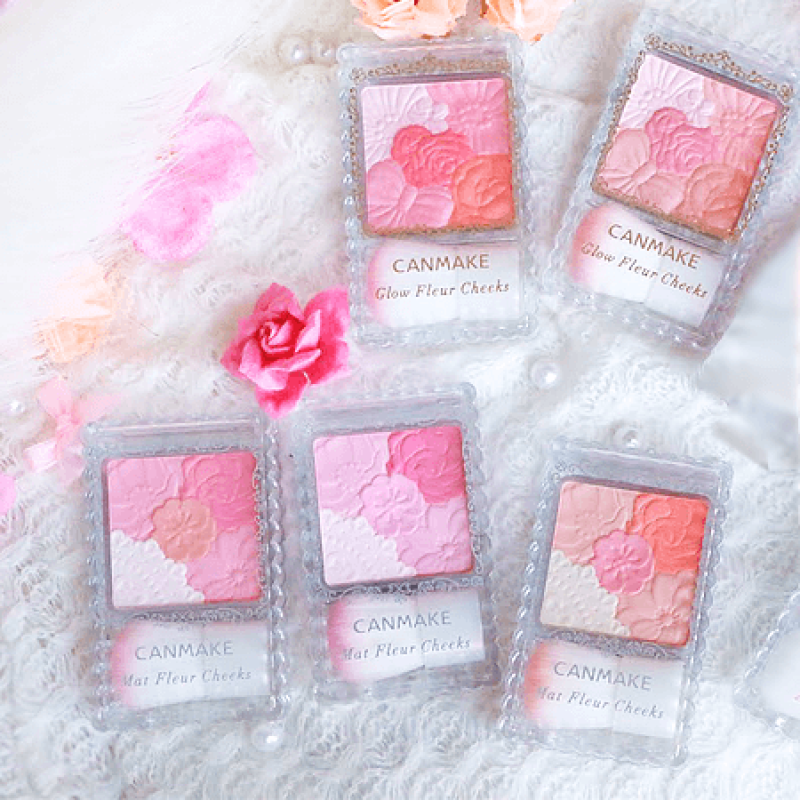 Canmake Glow Fleur Cheeks 6.3 g. #04 Strawberry Fleur