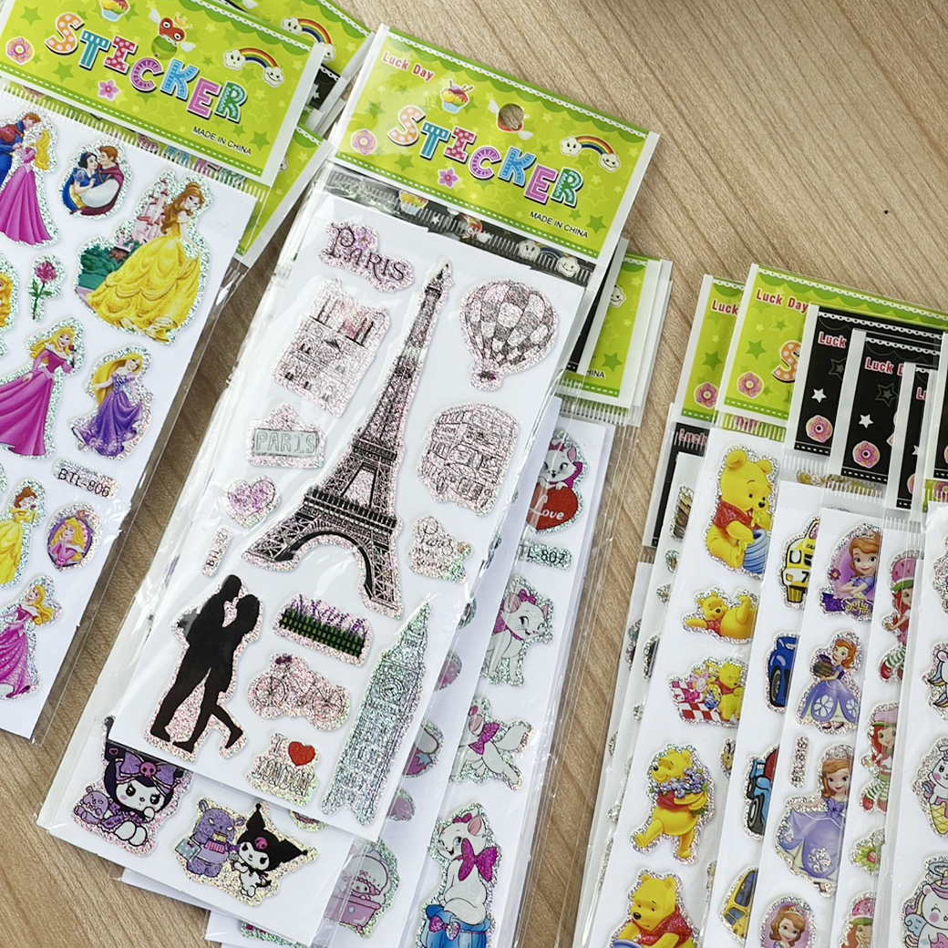 🌈สติกเกอร์นูน🌈การ์ตูนกากเพชรวิววับ(เลือกแบบสินค้า) ✔️พร้อมส่งในไทย สติ๊กเกอร์ สวยงาม ราคาถูก เครื่องเขียน