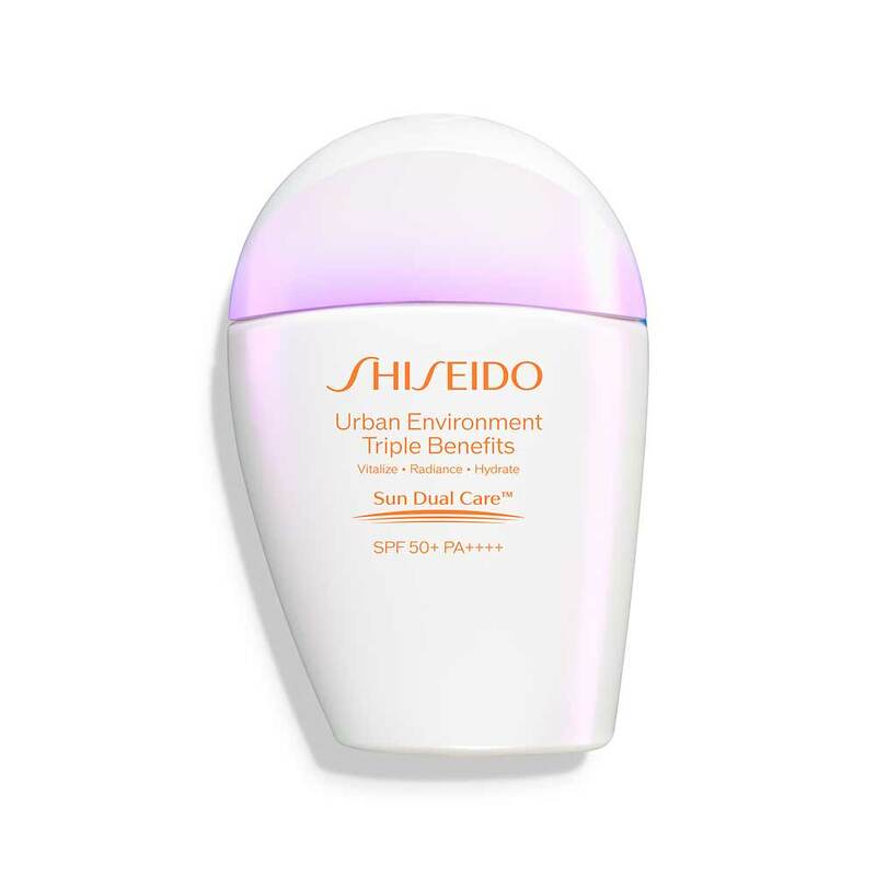 Shiseido Urban Environment Triple Beauty Suncare Emulsion SPF50+ PA++++ 30 ml.