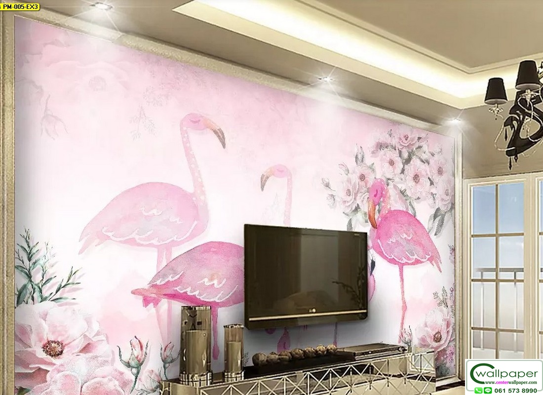 วอลเปเปอร์สั่งพิมพ์ลายดอกไม้ PM-005