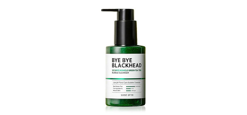 SOME BY MI Bye Bye Blackhead 30 Days Miracle Green Tea Tox Bubble Cleanser 120 ml.