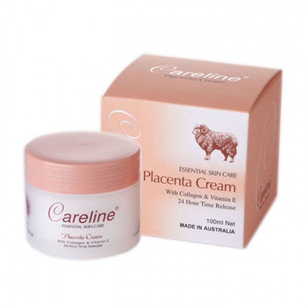 Careline Placenta Cream With Collagen & Vitamin E 100 ml.