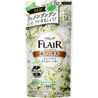 Kao Flair Fragrance Softener Refill 380 ml. #White Bouquet หอมกลิ่นกุหลาบและมะลิ สดชื่น อ่อนโยน
