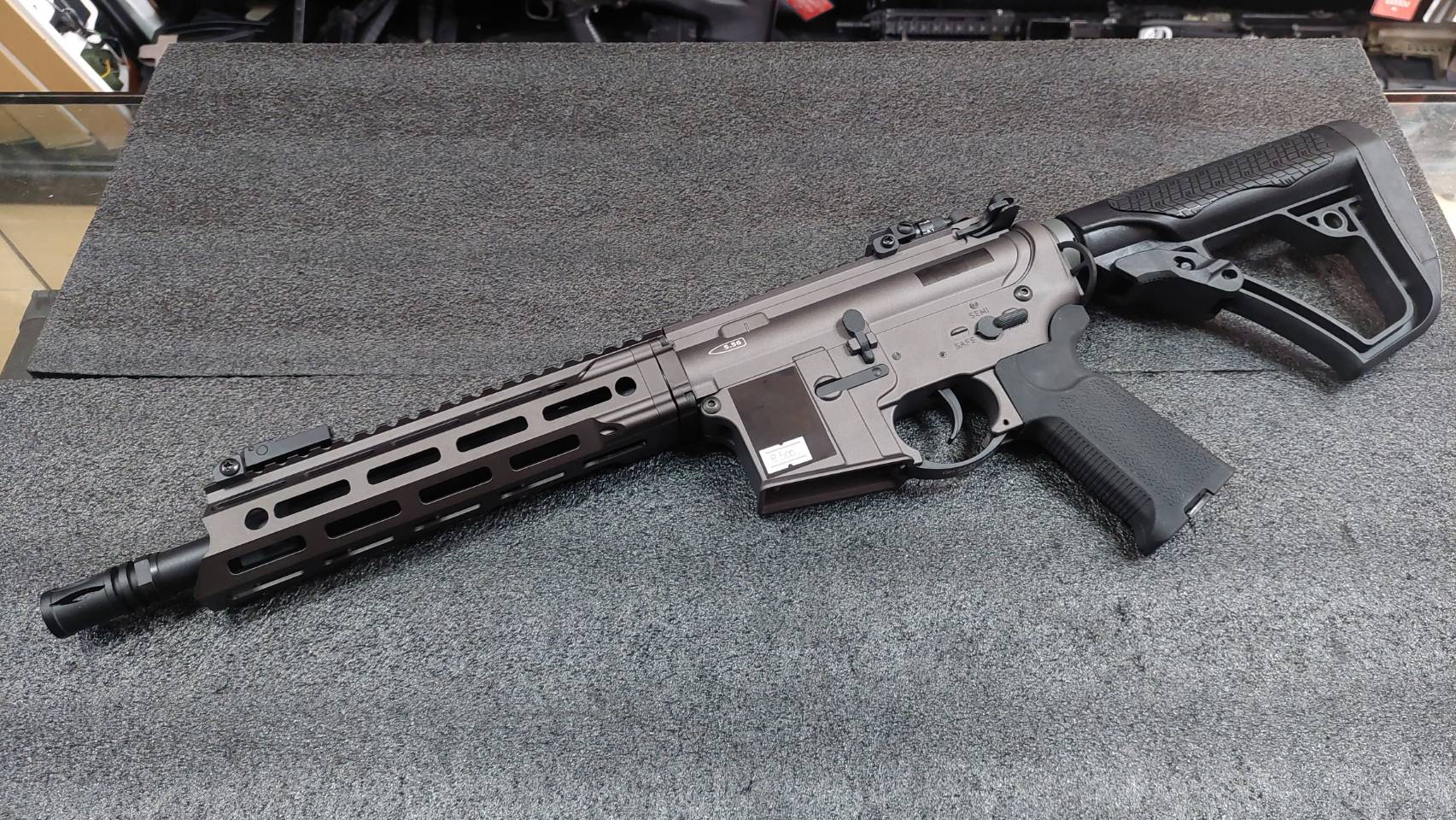 E&C 645 S2 : DDM4 V7S SBR สีน้ำตาล บอดี้โลหะ JR.Custom Gen 2 (QD 1.0)