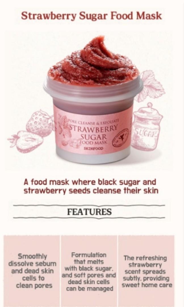 Skinfood Strawberry Sugar Food Mask 120 g.
