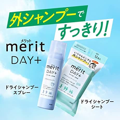 Kao Merit Day + Dry Shampoo Spray 130 g.