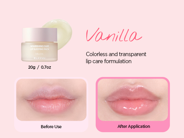 Klavuu Nourishing Care lip Sleeping Pack 20 g. #Vanilla