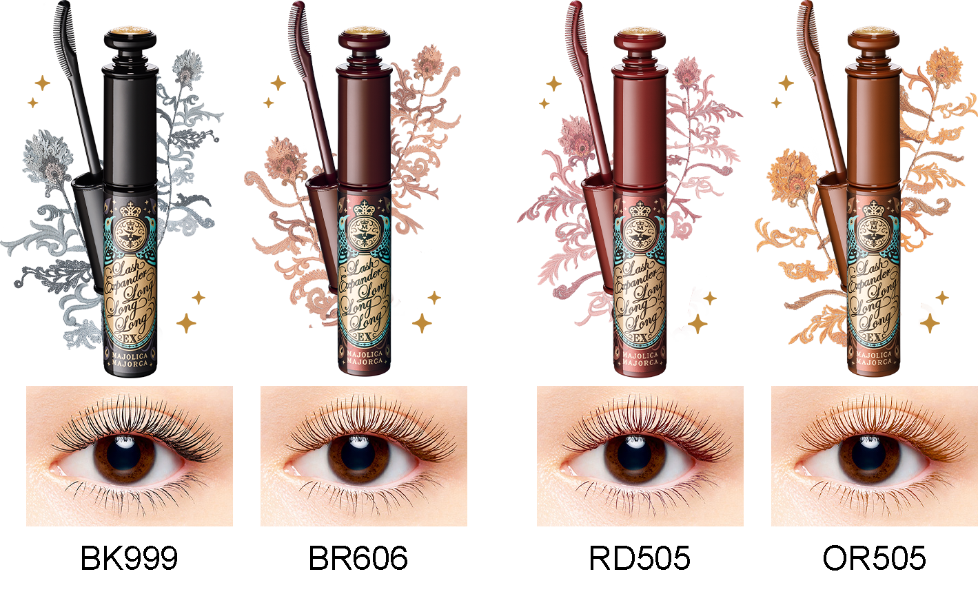 Majolica Majorca Lash Expander Long Long Long Mascara #BK999