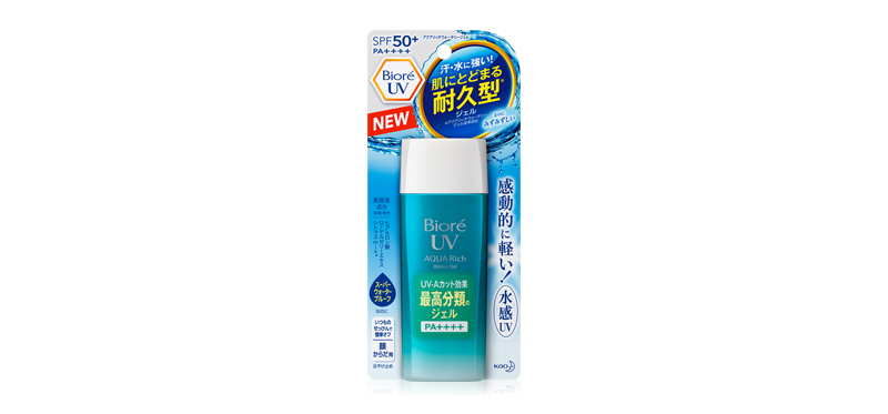 Biore UV Aqua Rich Watery Gel SPF50+ PA++++ 90 ml.