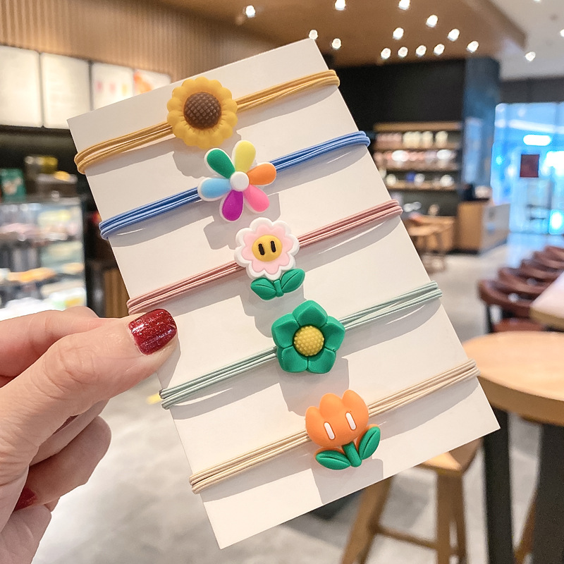 🌈ยางยืดรัดผม🌈รูปทรงดอกไม้การ์ตูนหลากสี ชิ้นละ 3 บาท 📌คละลาย ✔️พร้อมส่ง Ohwowshop หนังยางรัดผมเกาหลี ยางรัดผมไสต์เกาหลี