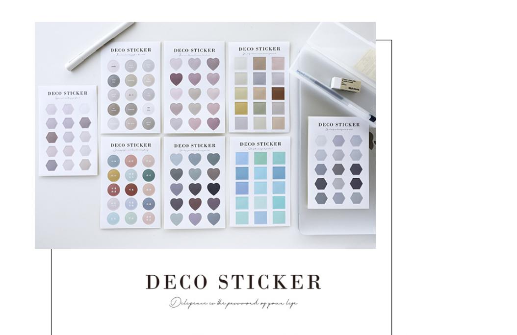 🔥สติ๊กเกอร์เฉดสีรูปทรง🔥ตกแต่งไดอารี่ DIY Die cut sticker 10x15ซม. ราคา4 บาท/แผ่น✔️พร้อมส่ง📌เลือกลาย Ohwowshop sticker สติกเกอร์ DIY หลากสี