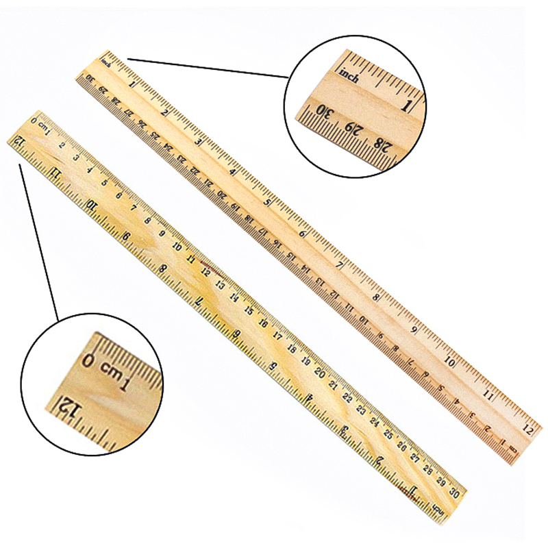 📏⭐ไม้บรรทัดตรงเนื้อไม้⭐15/20 ซม📌เลือกขนาด✔️พร้อมส่งในไทย เครื่องเขียน งานสกรีนสวย คุณภาพดี ทำจากไม้จริง