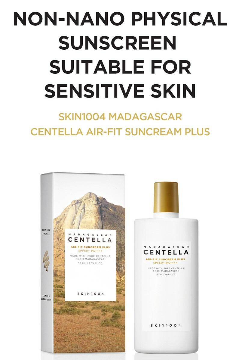 SKIN1004 Madagascar Centella Air-Fit Suncream Plus SPF50+ PA++++ 50 ml. (สูตรใหม่)