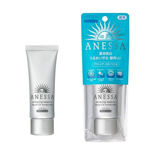 Shiseido Anessa Essence Facial UV Sunscreen SPF50+ PA++++ 40 ml. สีเงิน