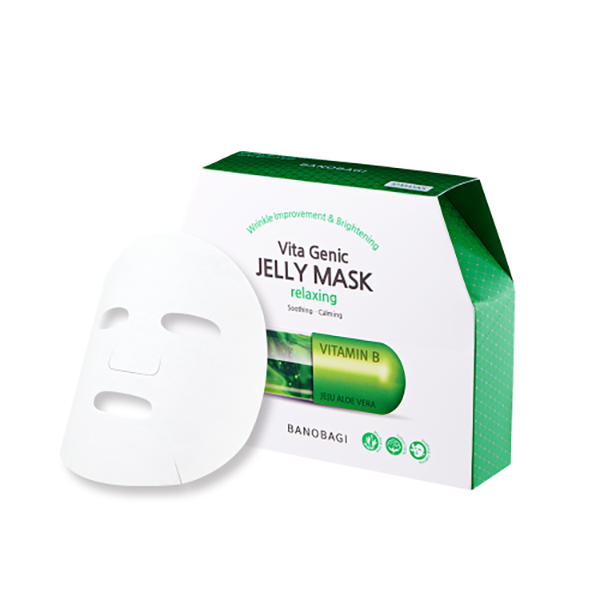 BANOBAGI Vita Genic Jelly Mask (ยกกล่อง 10 แผ่น) #Relaxing ลดการระคายเคือง