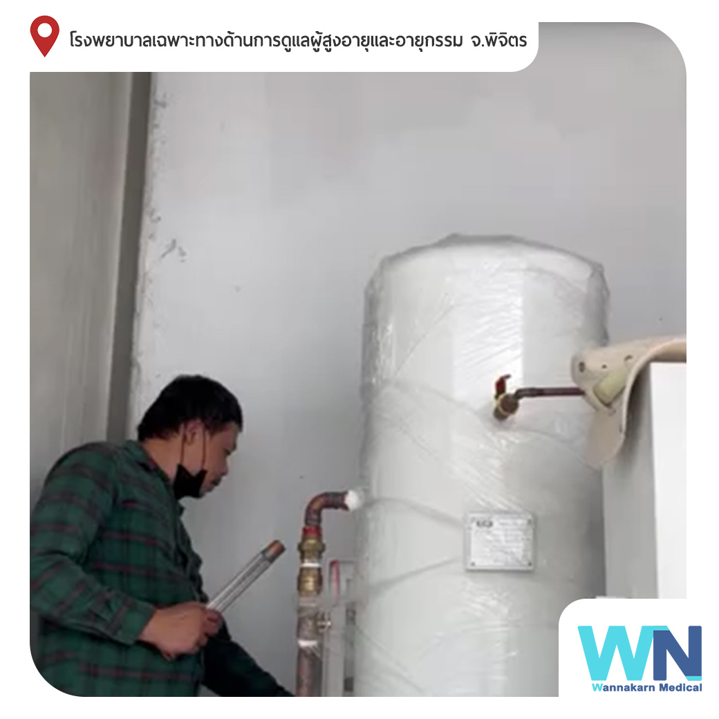 ติดตั้งเครื่องผลิตสุญญากาศทางการแพทย์ Vacuum pump