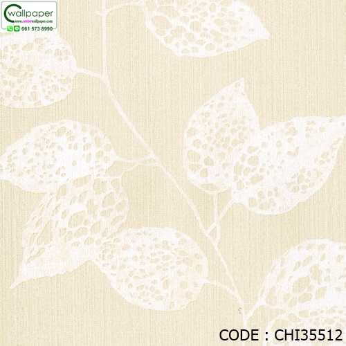 วอลเปเปอร์ติดผนังลายใบไม้ No.CHI35512