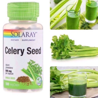 Solaray Celery Seed 505 mg. 100 Veg Caps.