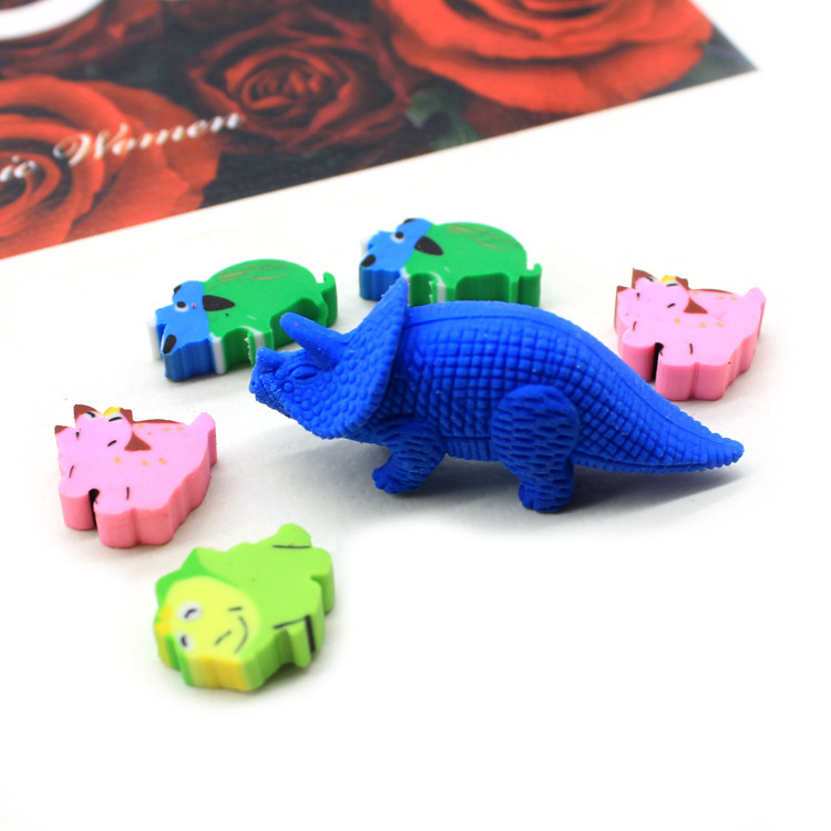 🌈ยางลบรูปทรง🦕🦖ยางลไดโนเสาร์ หลาก สุ่มคละสี✅พร้อมส่งในไทย ยางลบ เครื่องเขียน ลบคำผิดดินสอ