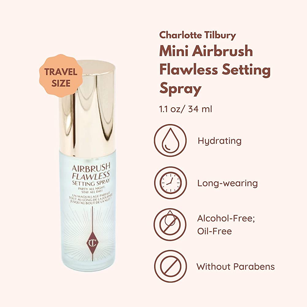 Charlotte Tilbury Airbrush Flawless Setting Spray 34 ml. No Box