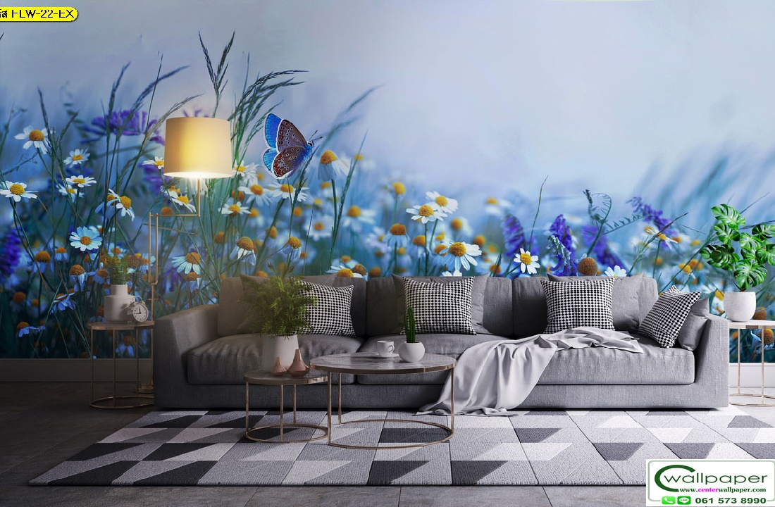 วอลเปเปอร์สั่งพิมพ์ลายดอกไม้ FLW-22