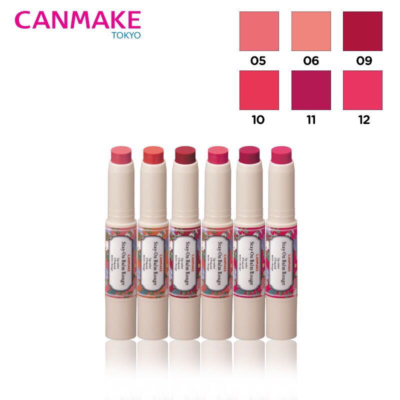 Canmake Stay-On Balm Rouge SPF11 PA+ #06 Sweet Clematis