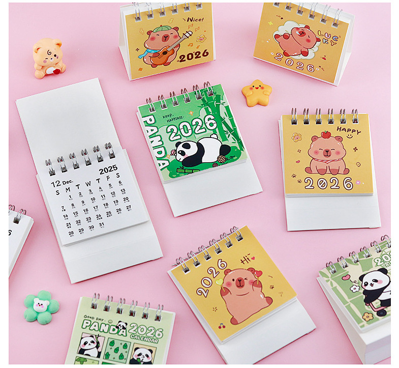 ⭐📆ปฎิทิน Mimiน่ารัก⭐ปี 2026 เลือกลาย✔️พร้อมส่งในไทย ปฏิทินตั้งโต๊ะ 2569 ปฎิทินขนาดพกพา ของแจกปีใหม่