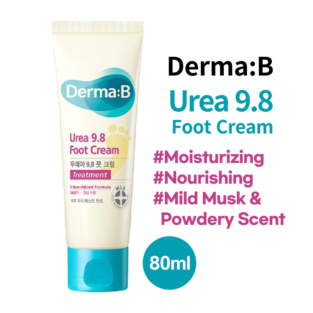 Derma:B Urea 9.8 Foot Cream 80 ml.