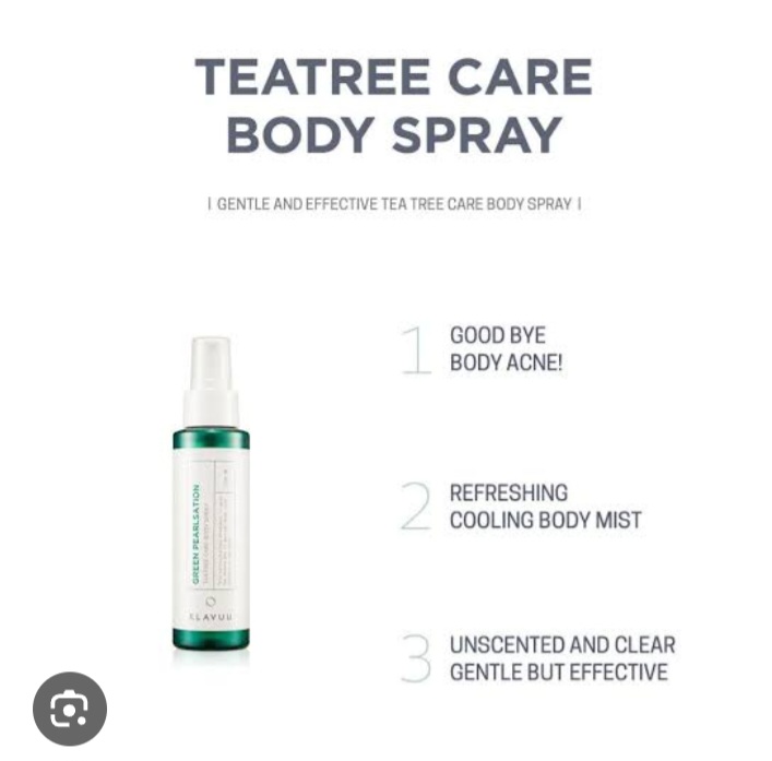 Klavuu Green Pearlsation Tea Tree Care Body Spray 100 ml.