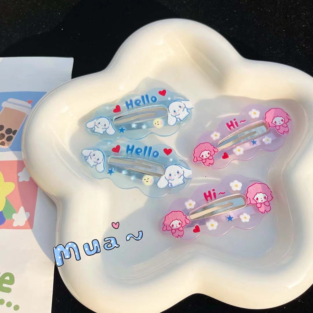 ⭐กิ๊บติดผม⭐🌼กิ๊บติดผมการ์ตูน ซานริโอ้สุ่มคละลาย✔️พร้อมส่งในไทย น่ารักสไตล์กิ๊บการ์ตูน