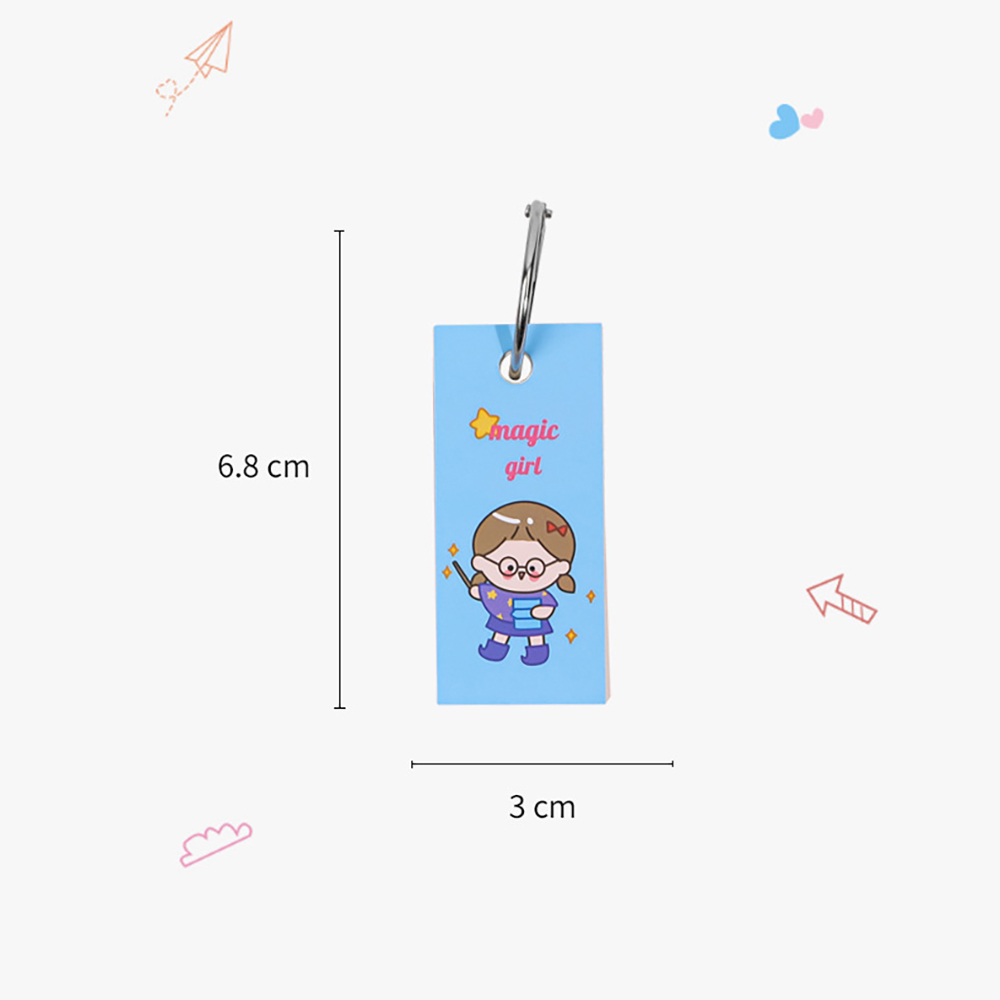 ⭐📚สมุดห่วง Mini การ์ตูน 80 แผ่น 3x6.5ซม 📌คละลายตามแบบ ชิ้นละ 7 บาท ✔️พร้อมส่ง Ohwowshop สมุด เครื่องเขียน