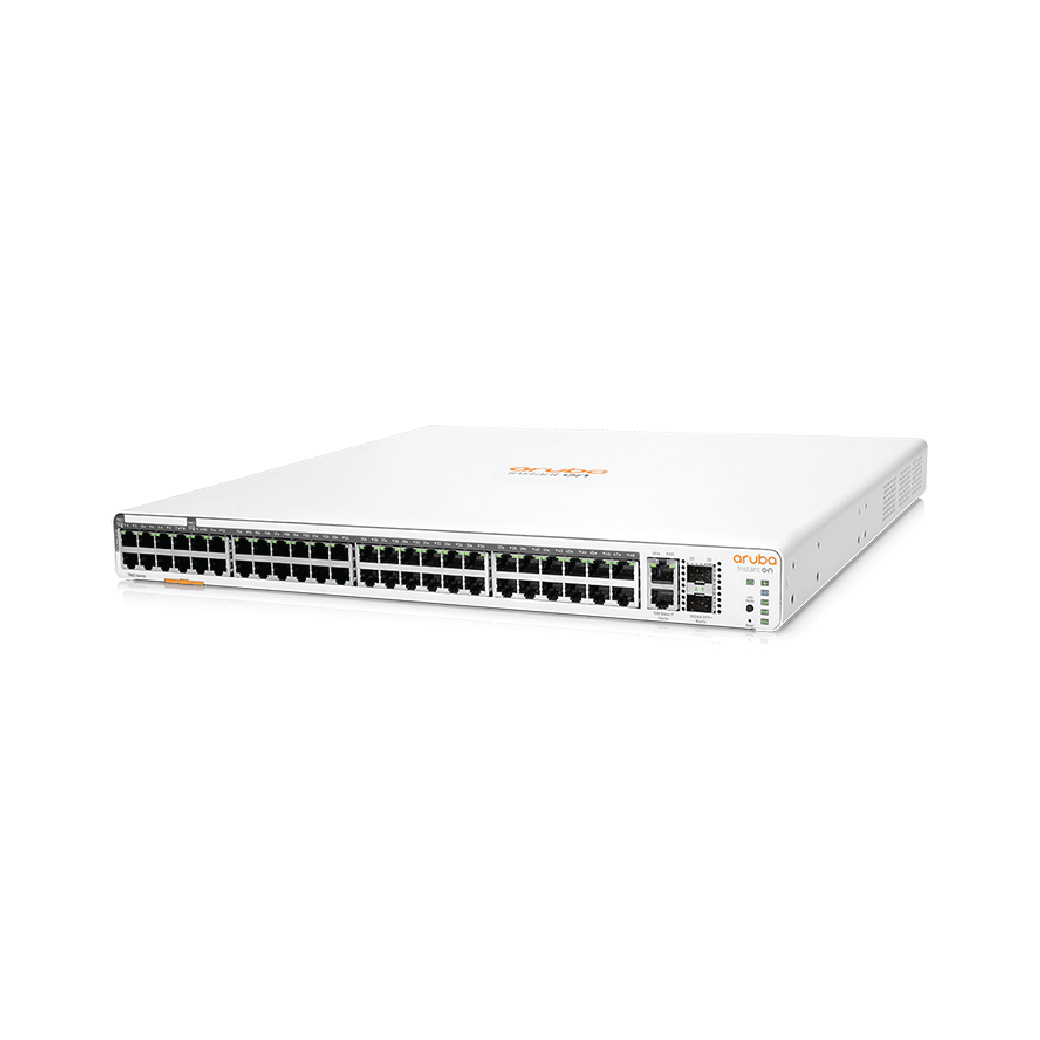 (JL809A) Aruba Instant On 1960 48G 40p Class4 8p Class6 PoE 2XGT 2SFP+ 600W SW