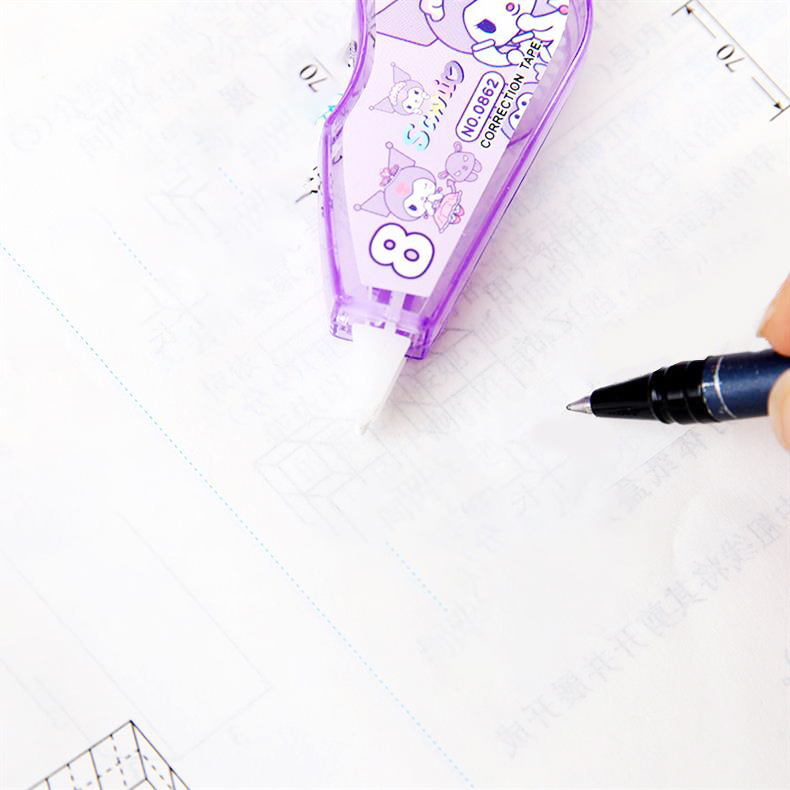 ⭐เทปลบคำผิด⭐การ์ตูน🌈sanrio เบอร์ 8✔️พร้อมส่งในไทย เครื่องเขียน ลบได้ ยางลบ