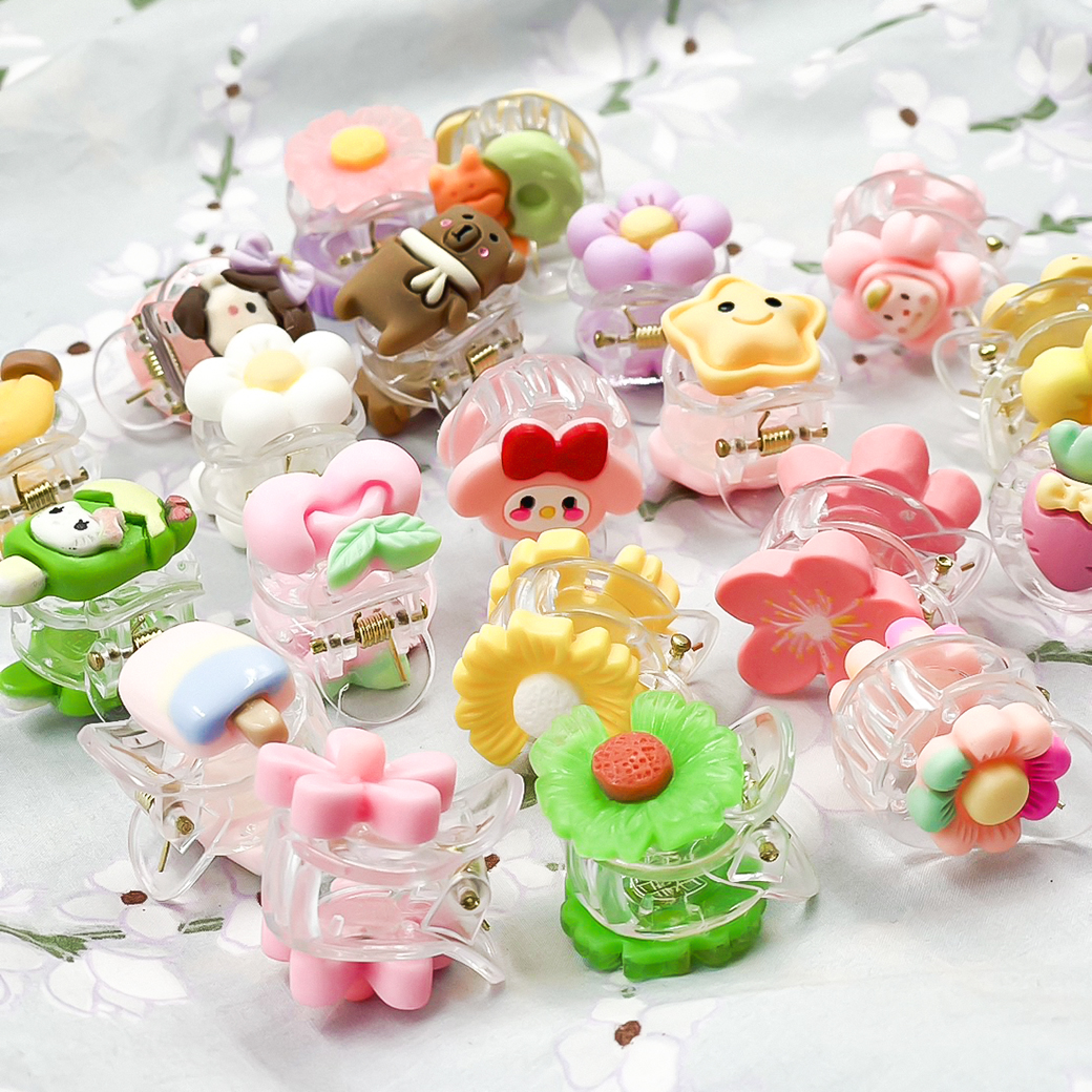 🌸กิ๊บหนีบผมขนาดเล็ก🌼🌈ตัวหนีบผมมินิ สีสันสดใส กิ๊บติดผมตัวการ์ตูน📌คละลาย✔️พร้อมส่งในไทย เครื่องประดับ กิฟติดผม