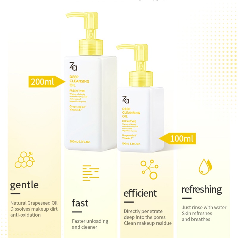 ZA Deep Cleansing Oil 100 ml.