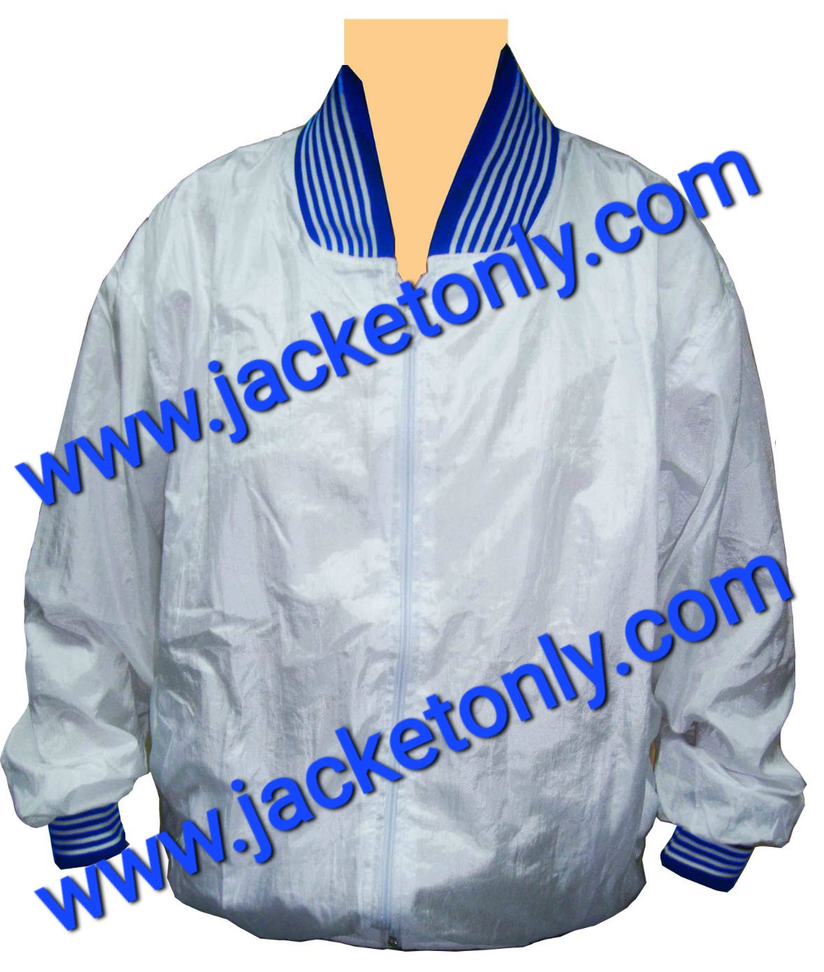 เสื้อแจ็คเก็ตผ้าร่มย่นเงา ทรงเบสบอล