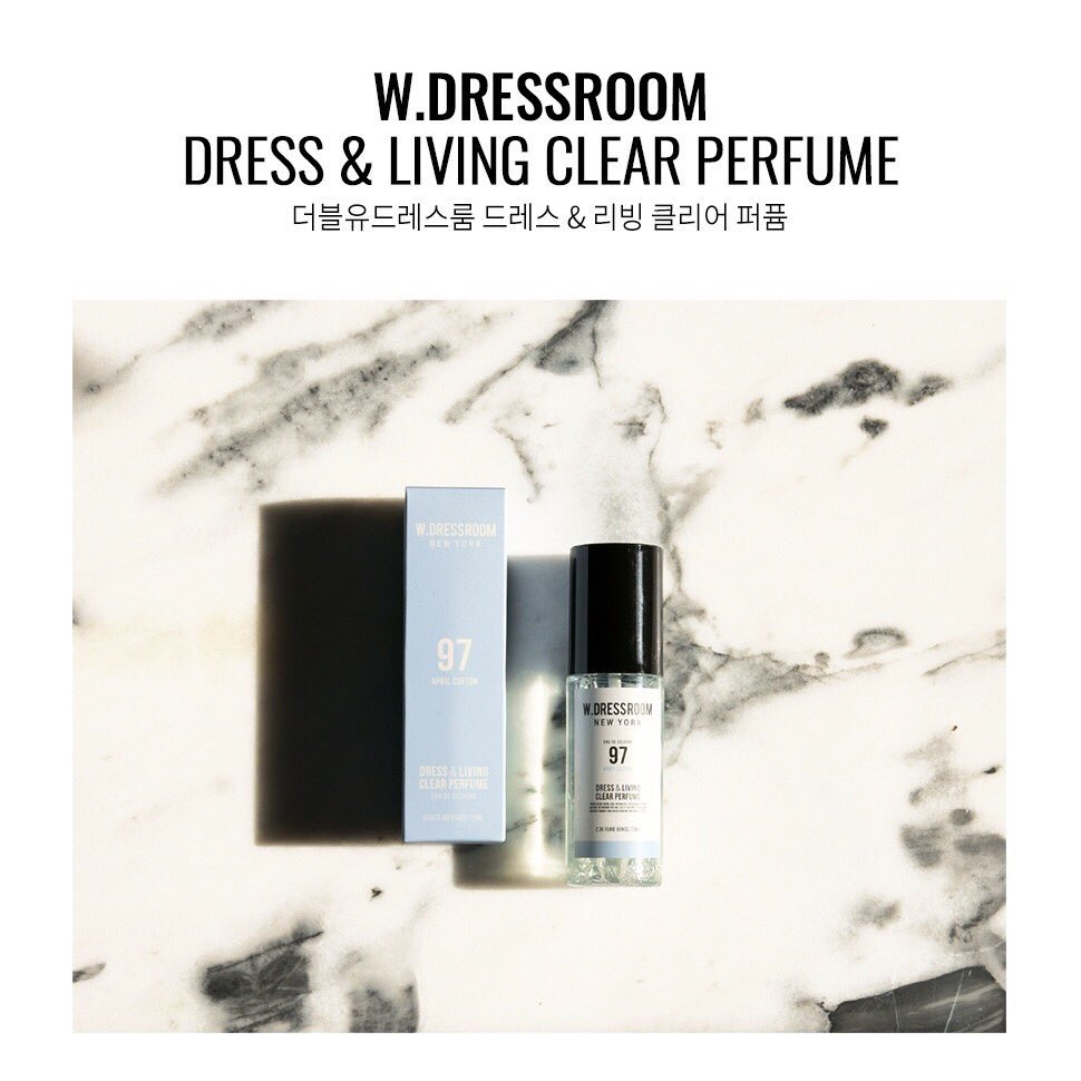 W.DRESSROOM Dress & Living Clear Perfume 150 ml. #97 April Cotton หอมแป้งเด็ก