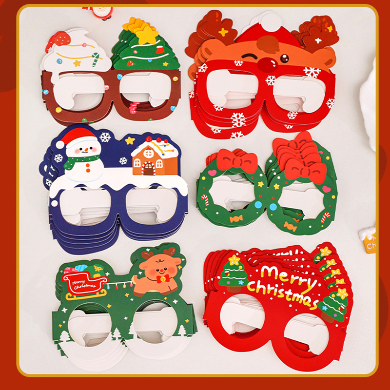 🎄⭐แว่นตากระดาษคริสต์มาส🥽🎄Merry Christmas📌เลือกลายได้ ราคาะ 6 บาท✔️พร้อมส่ง Ohwowshop ปาร์ตี้ ซานตาคลอสคริสต์มาส