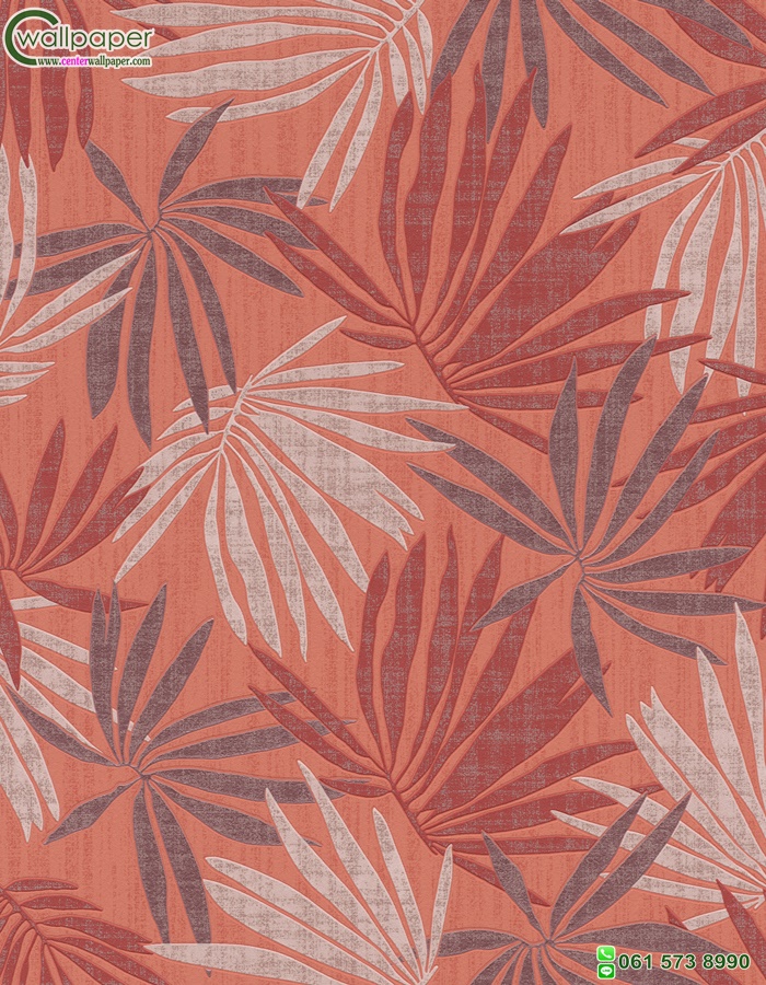 วอลเปเปอร์ติดผนังลายใบไม้ Tropical