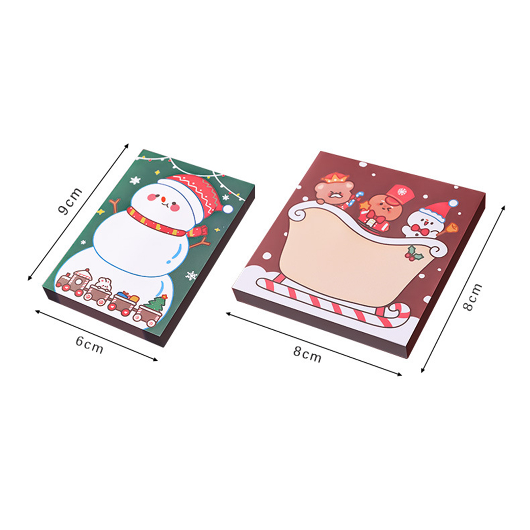 🎄กระดาษกาวบันทึกข้อความ คริสต์มาส 50แผ่น 📌เลือกแบบสินค้า ชิ้นละ 6บาท✔️พร้อมส่ง Ohwowshop เครื่องเขียน โพสอิท