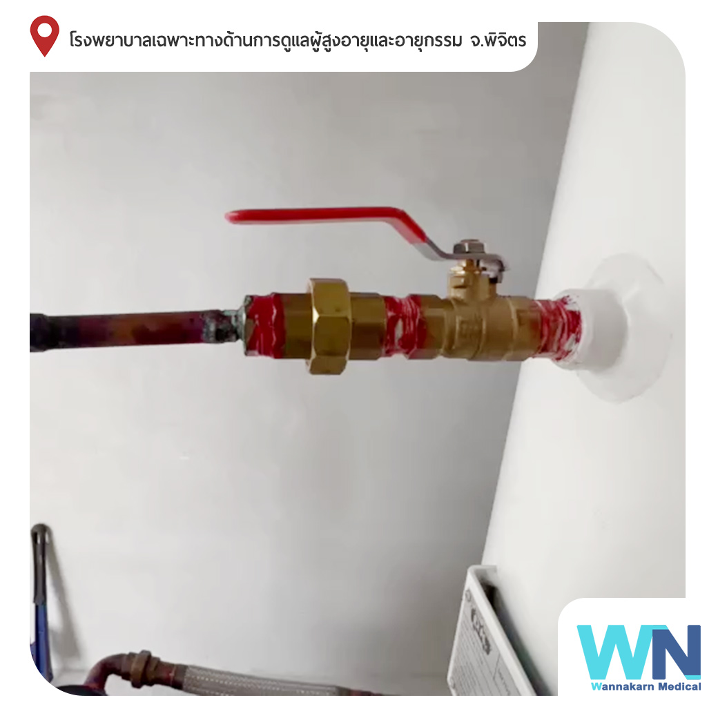 ติดตั้งเครื่องผลิตสุญญากาศทางการแพทย์ Vacuum pump