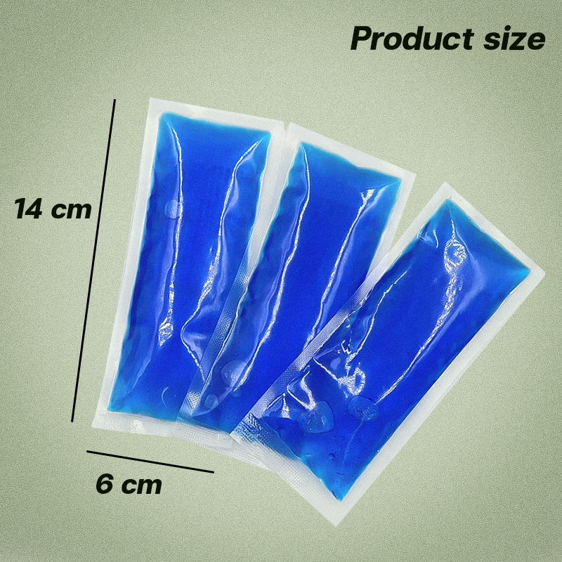 💦⛄แผ่นเจลเก็บความเย็น⛄💦เจลเย็น 6x14✔️พร้อมส่งในไทย เจลประคบร้อน-เย็น เจลเก็บความเย็น