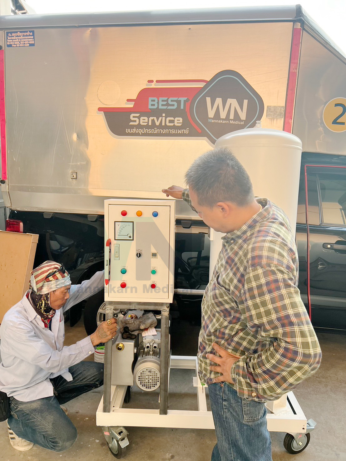 ตู้ไฟควบคุมการทำงาน