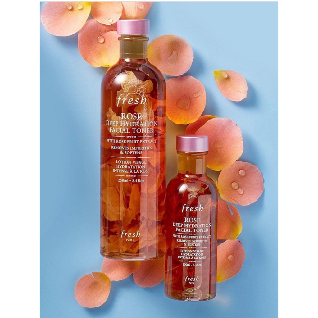 Fresh Rose Deep Hydration Facial Toner 100 ml.