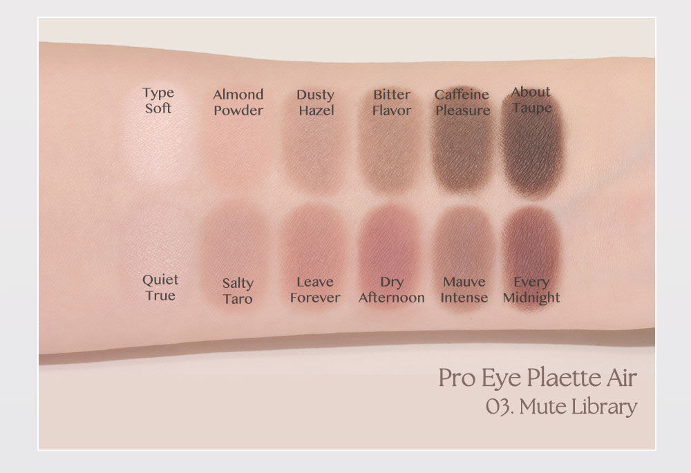 CLIO Pro Eye Palette Air 7.2 g. #03 Mute Library