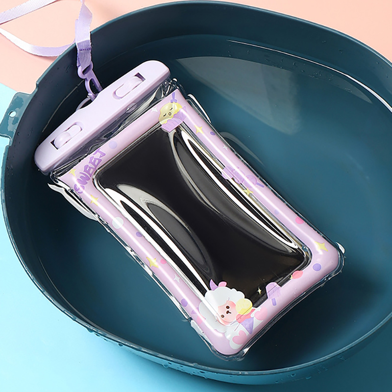 💦📞ซองกันน้ำมือถือลายการ์ตูน💦ขอบกันกระแทก🧡ขนาดใหญ่"พิเศษ"ใส่กับโทรศัพท์ทุกรุ่น💙ฟรีสายคล้องคอ ทัชสกรีนได้✅พร้อมในไทย กันน้ำ ซอง ซองโทรศัพท์กันน้ำ เล่นสงกรานต์
