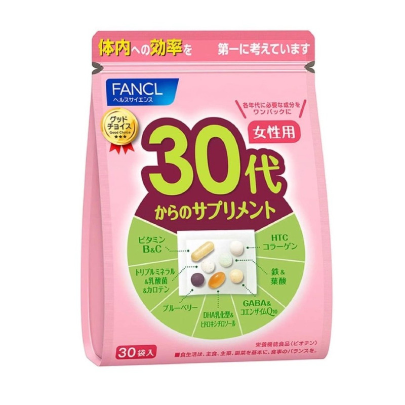 Fancl Good Choice Supplements for Woman 30 วัน สำหรับอายุ30+